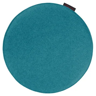 MAGMA AVARO Stuhlkissen/Sitzkissen für Indoor und Outdoor, Öko-Tex Siegel, waschbar bis 30°C, 1 Stück, 35x35cm, Petrol