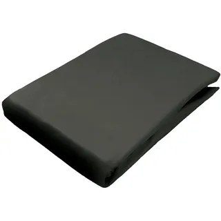 Jack Spannbettlaken Mako-Satin 140 x 200 cm anthrazit