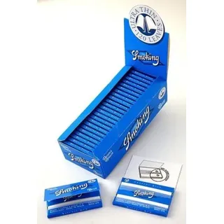 Zigarettenpapier Smoking blau, 25 Doppelpäckchen