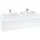Waschbeckenunterschrank C02400MS 160 x 55 cm White Matt