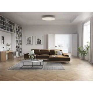 Musterring Eckcouch Leder 3-Sitzer Braun