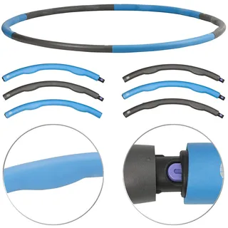 PEARL sports Hula-Hoop-Reifen, Schaumstoff-Mantel, Massage-Noppen, 1,2 kg, Ø 100 cm