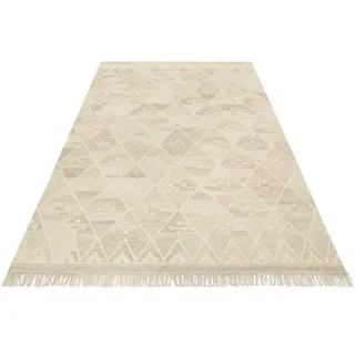 Green Looop Vermont Wollteppich 200 x 290 cm Beige/Braun