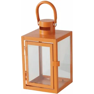 Laterne ARANA orange (BHT 14,50x23,80x14 cm) - orange - BHT 14,50x23,80x14 cm