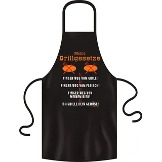 Sprüche Fun Grill Schürze : Meine Grillgesetze