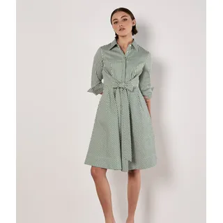 Apricot Minikleid gestreift Grün 36
