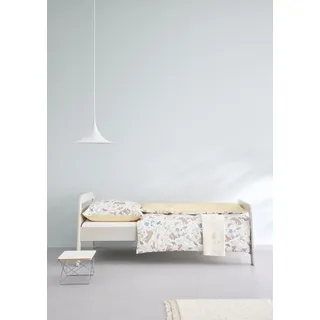 s.Oliver Junior Wendebettwäsche Waldtiere Baumwolle Gelb/Pink 100 x 135 cm + 40 x 60 cm