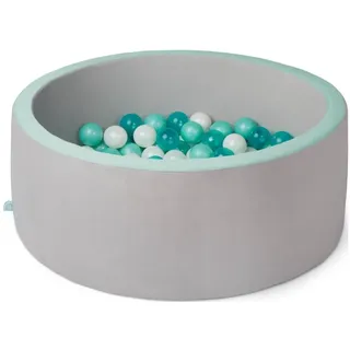 B-Toys - Kinder-Bällebad d 89 cm grau/türkisfarben - Grau