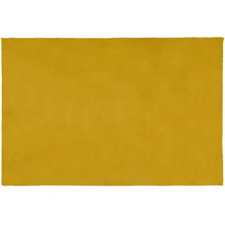 Eurofirany Dekorativer Teppich Fußmatte Teppichläufer Läufer Badeteppich Badvorleger Wohnzimmer Schlafzimmer Küche Rechteckig Fellimitat Weich, Senf, 50x70cm DY/Marcelo/MUSZT 50X70 876