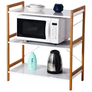 little dove Küchenregal Kleines Regal 3 Ablagen für Küche Wohnzimmer Bad Büro
