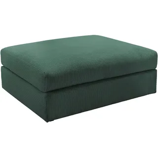 OTTO home Polsterhocker Soft&Cosy XL 101 x 52 x 97 cm Dunkelgrün