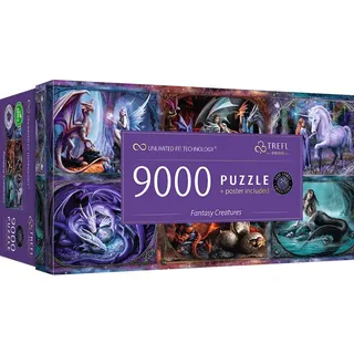 Trefl UFT Puzzle 9000- Fantasy Creatures"/ Anne Stokes with fee Mix 70%