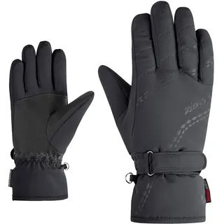 Ziener KEVA-Z Ski-Handschuhe/Wintersport | Primaloft, warm, wasserabweisend, Black, 6