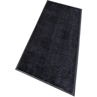 Läufer "Miami Uni" Gr. 17, grau (anthrazit), B:67cm H:7mm L:150cm, Kunstfaser, SCHÖNER WOHNEN-KOLLEKTION, Teppiche, Läufer, Schmutzfangläufer, Schmutzfangteppich, Schmutzmatte, waschbar