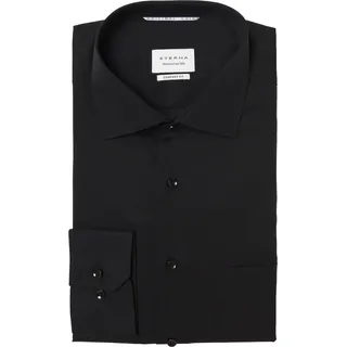 Eterna Hemd Schwarz 42