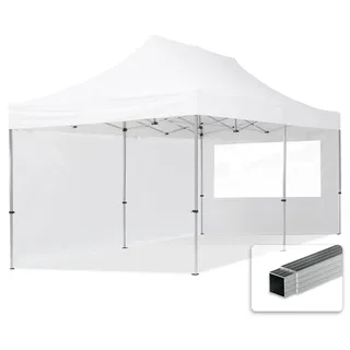 TOOLPORT Faltpavillon Economy 3 x 6 m inkl. 2 Seitenteile weiß 59033