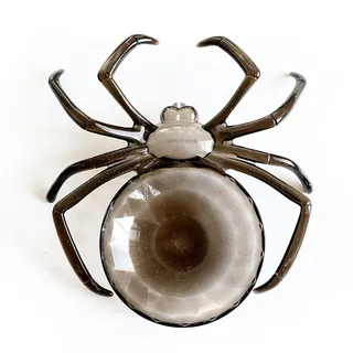 EBbels Halloween Spinnennetz Süßigkeiten Korb, Kunststoff Obst Schüssel Spinne Süßigkeiten Korb, Snack Teller Tablett, Dessert-Tablett Halloween-Party-Deko Essen Servieren Schale (Schwarz)