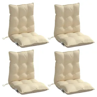 vidaXL Niedriglehner Auflage 4 St. 0 x 0 x 0 cm beige