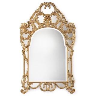 Casa Padrino Luxus Barock Spiegel Gold - Handgefertigter italienischer Barockstil Wandspiegel - Luxus Möbel im Barockstil - Prunkvolle Barock Möbel - Made in Italy - Luxus Kollektion