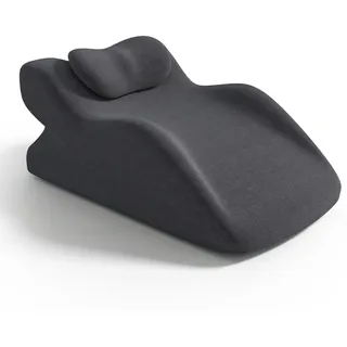 Venenkissen Beinhochlagerungskissen, Multifunktions Rückenkissen mit kleines Kissen, Beinkissen aus Memory-Schaumstoff, Ergonomisches Komfort-Kissen für Kniem, Beine, Knöchel, Sofa, Bett (Dunkelgrau)