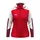 Kapuzenjacke Damen rot/weiß/dunkelrot XL
