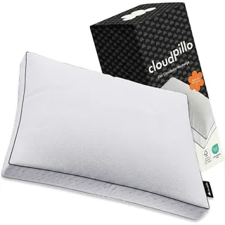 Cloudpillo Recharge Memory Foam Kopfkissen 80x80 cm - Ergonomisch & Höhenverstellbar - Luxus Hotelqualität - Oeko-Tex Zertifiziert