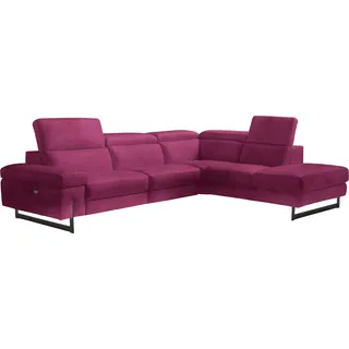Egoitaliano Ecksofa Candice 2-Sitzer Lila