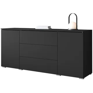 Mirjan24 Sideboard 150 x 66 x 40 cm Grau / Weiß