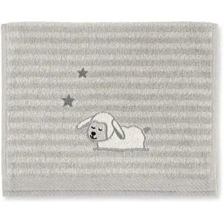 Sterntaler Kinderhandtuch Schaf Stanley, Alter: ab 0 Monate, 50 x 30 cm, Grau