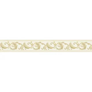 A.S. Création Bordüre Only Borders 5 m x 0,08 m Beige/Gold 369141