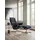 Relaxsessel Mayfair Mikrofaser 92 x 103 x 79 cm Blau mit Hocker