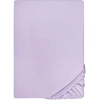 matratzen discount Spannbettlaken Microfaser-Jersey 90 x 190 - 100 x 200 - 180 x 200 - 200 x 200 cm flieder