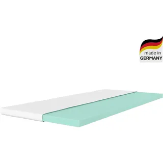 OTTO home, Topper Belize, Topper 90x200, 140x200, 180x200 cm, in 2 Härtegraden, 9 cm hoch, Kaltschaum, Matratze, langlebige Qualität (RG 39), Hausstauballergiker geeignet 140 cm x 200 cm x 9 cm