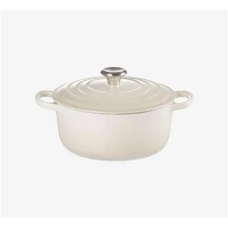 Le Creuset Signature Bräter 20 cm rund meringue