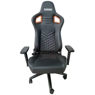 Kunzer Arbeitsdrehstuhl Schwarz/Orange