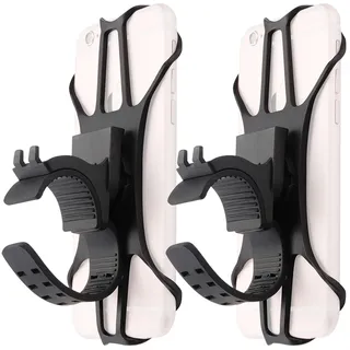 PEARL sports 2er-Set 3in1-Handyhalterung für Handgelenk, Oberarm und Fahrrad