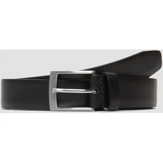 s.Oliver Herrengürtel Leder schwarz 110 cm
