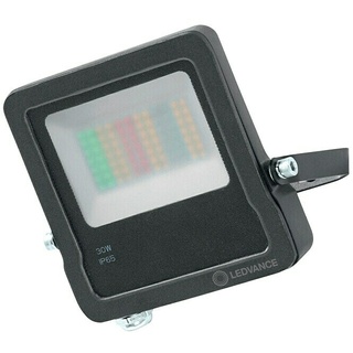 Ledvance Smart+ WiFi LED-Außenwandleuchte Flood  (30 W, Grau, 20,9 x 16,8 x 3 cm, RGBW)