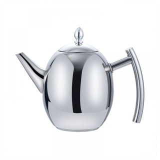 Caterize Teekanne Edelstahl Teekanne mit Siebeinsatz,Teekanne mit Aufguss für losen Tee