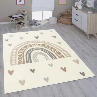 Paco Home Kinderteppich 120 x 160 cm Beige