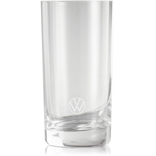 Volkswagen 000069601BT Trinkglas Glas Trinkgefäss Bleikristall, mit neuem VW Logo