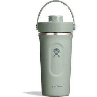 Hydro Flask Protein Shaker 24 OZ Insulated Shaker Bottle, 710 ml, Edelstahl, Kunststoff, (1-tlg), für Smoothie, Protein- oder Supplement-Shakes grün