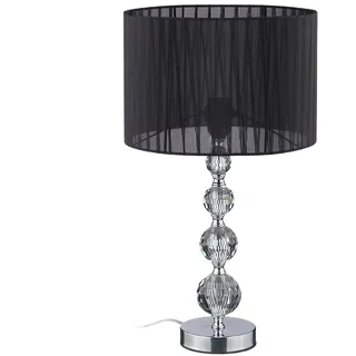 Relaxdays Tischlampe Schwarz
