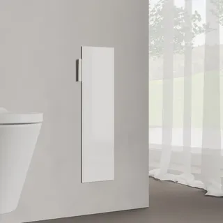 Kronenbach Cube Design WC-Modul 60 cm - Unterputz, Glasfront, Anschlag rechts, Accessoires, KB100258WM, weiß matt