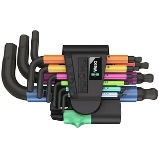 WERA Winkelschraubendrehersatz 950/9 9-tlg. 6-kant 1,5-10 mm Kugelkopf