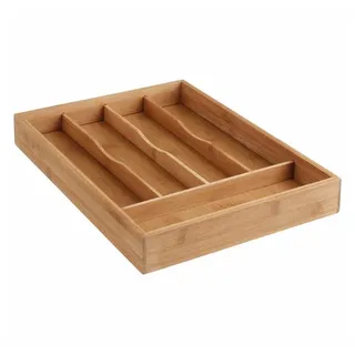Five Simply Smart Besteckkasten 5 Fächer Bambus 25 x 34 x 4,3 cm