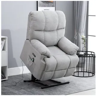 HOMCOM Massagesessel grau