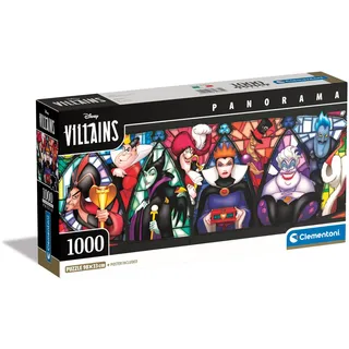 CLEMENTONI Disney Villains Panorama 1000 Teile