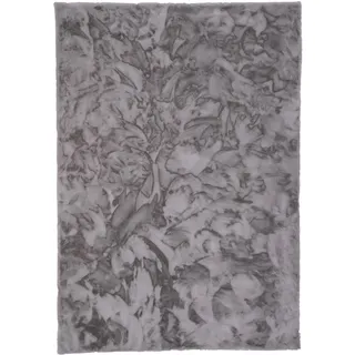 Pergamon Luxus Super Soft Fellteppich 120 x 170 cm Grau