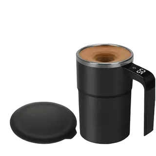 dzqad Selbstrührende Tasse | 380ml Automatische Rührtasse Für Milch,Automatischer Selbstrührender Becher mit Deckel - für Frauen Männer Honig Zuhause Küche Bar Geburtstag Weihnachten Büro